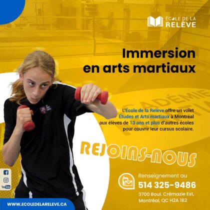 Immersion en arts martiaux - Boxe olympique - École de la Relève